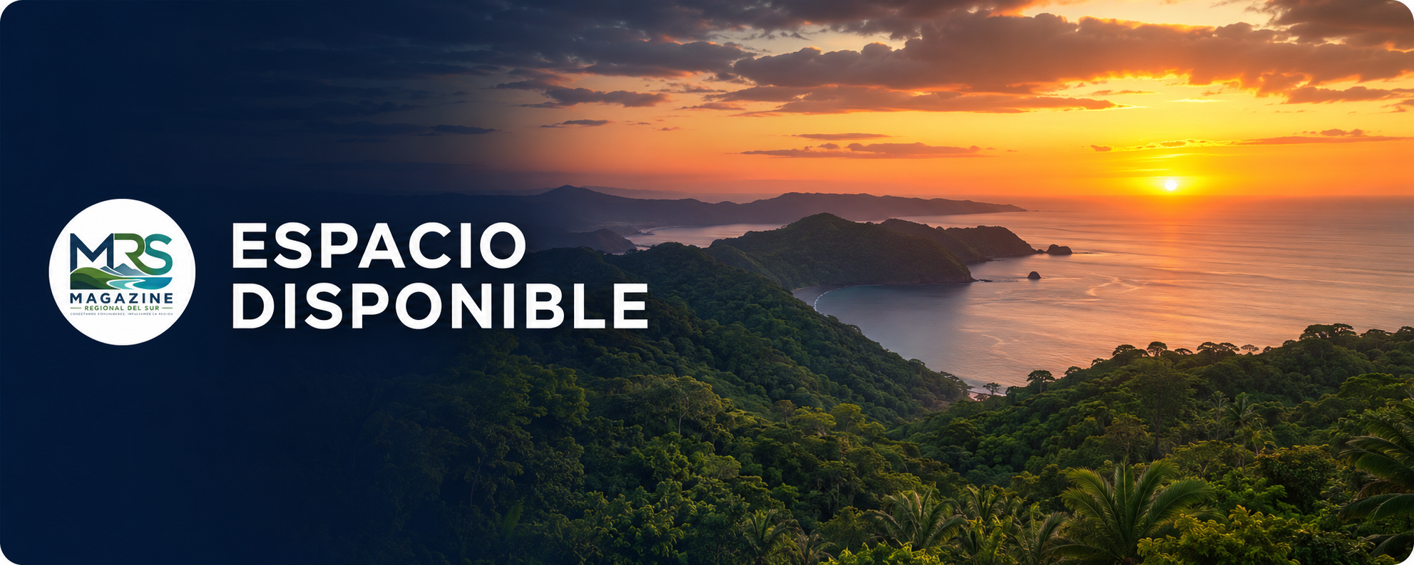 Espacio publicitario disponible en Magazine Regional del Sur